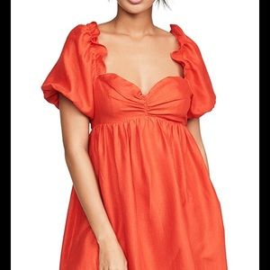 English Factory - Balloon Sleeve Mini Dress - new with tags never used